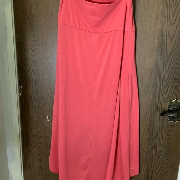 Lily-Rose Hi-low Coral Pink Maxi Skirt - Size XL - Picture 3 of 10